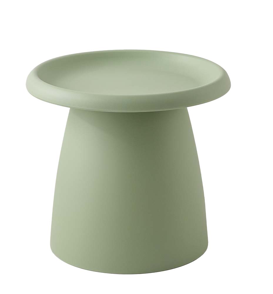 Artiss Coffee Table Round 52CM Plastic Green-7