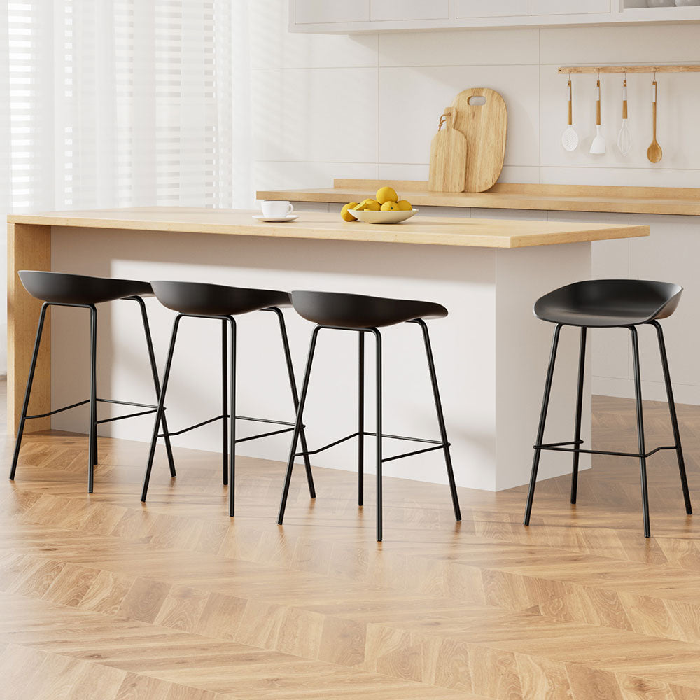 Artiss 4x Bar Stools Kitchen Counter Stools Metal-6