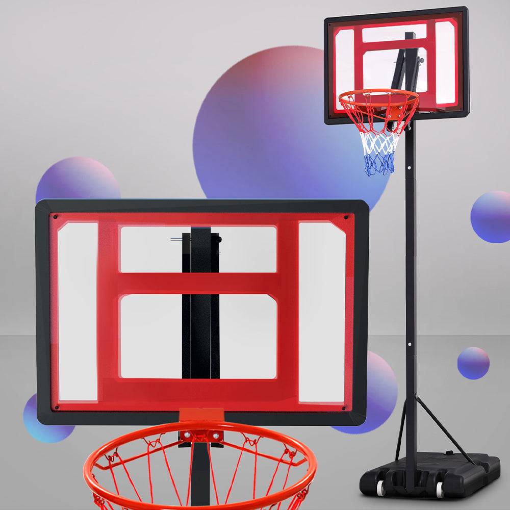 Everfit 2.6M Basketball Hoop Stand System Portable Kid-6