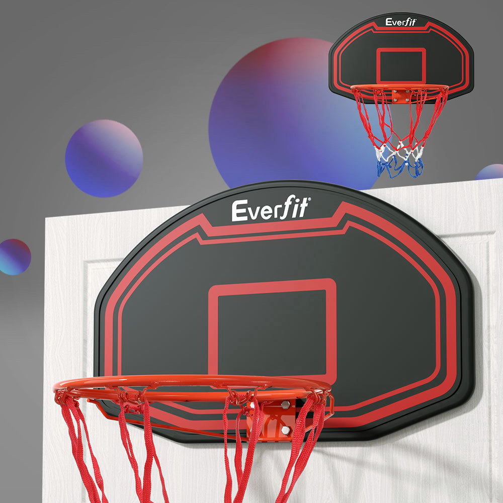 Everfit 38" Basketball Hoop Backboard Door Wall Mounted Ring Net Sports Kids-6