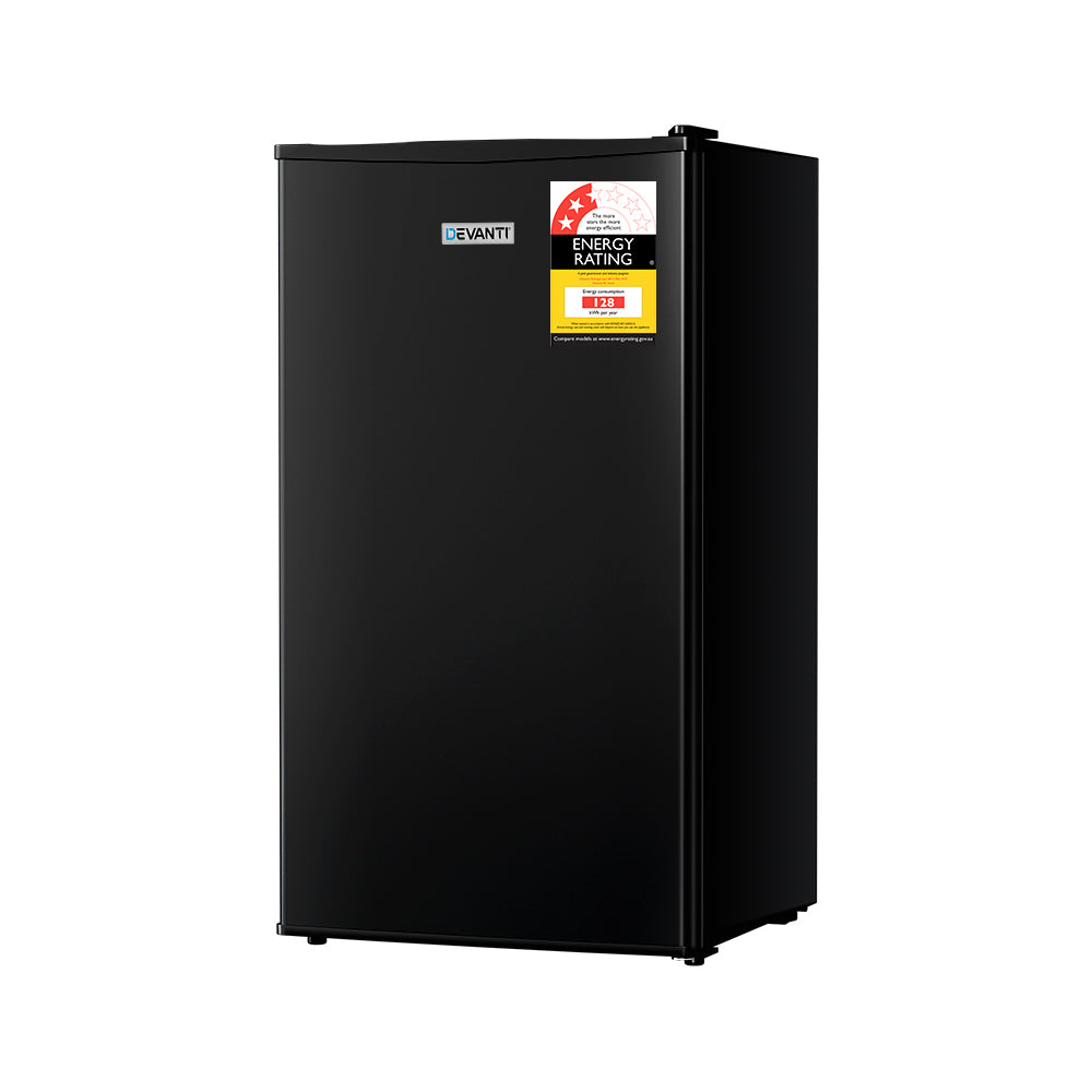 Devanti 95L Bar Fridge Black-6