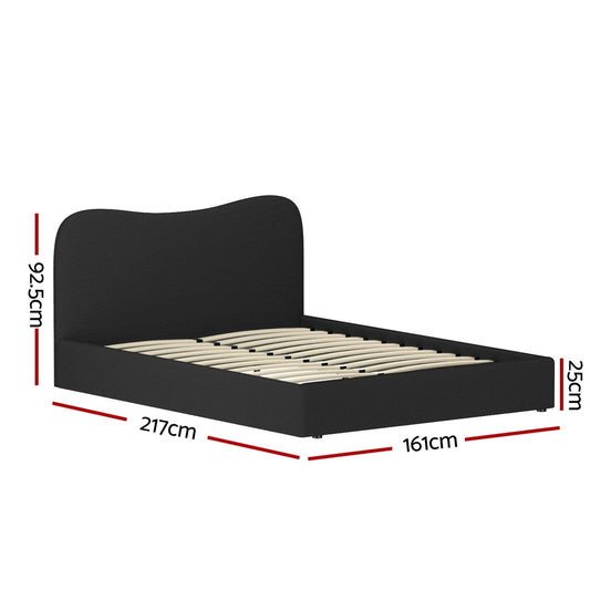 Artiss Bed Frame Queen Size Boucle DARA-1