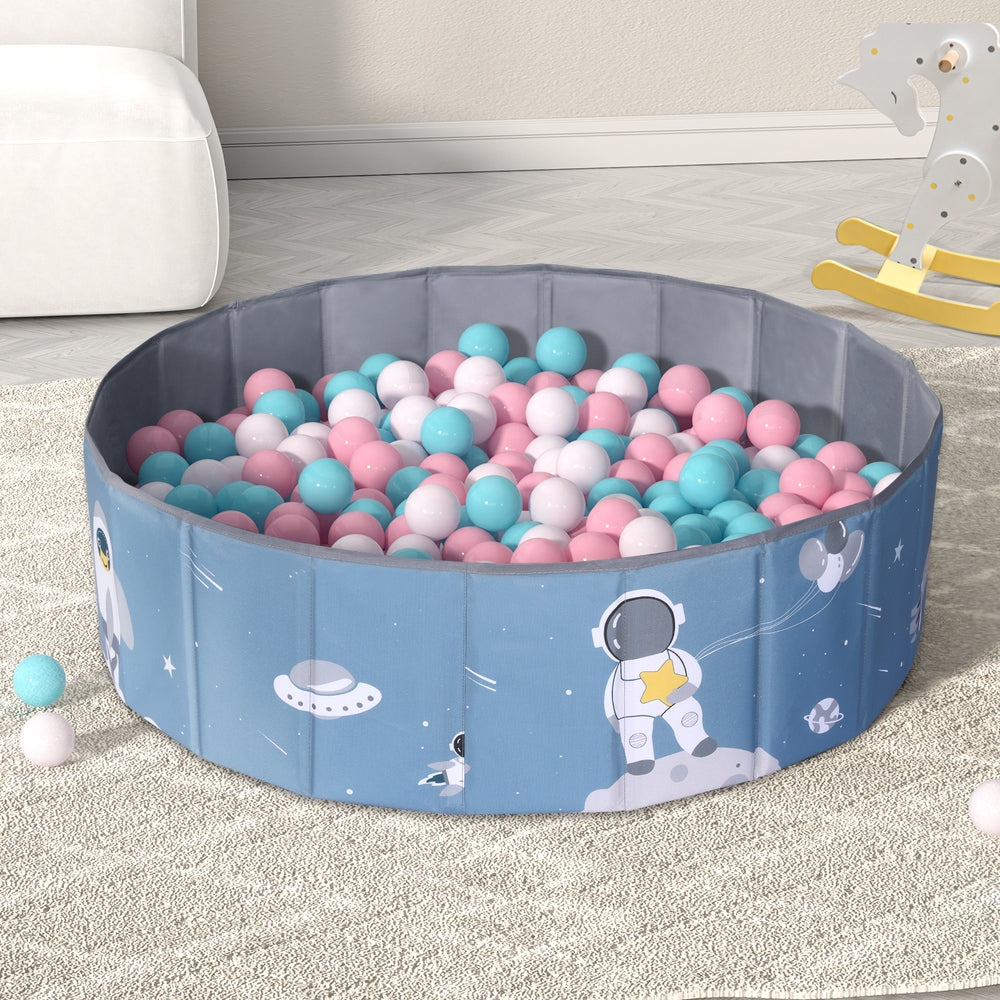 Keezi Kids Ball Pool Pit Toddler Play Foldable Child Playhouse Storage Bag Blue-6