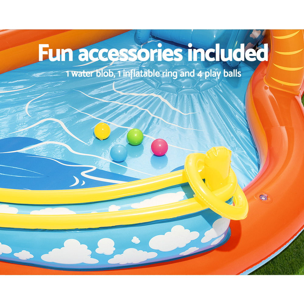 Bestway Kids Pool 265x265x104cm Inflatable Above Ground Swimming Play Pools 208L-5
