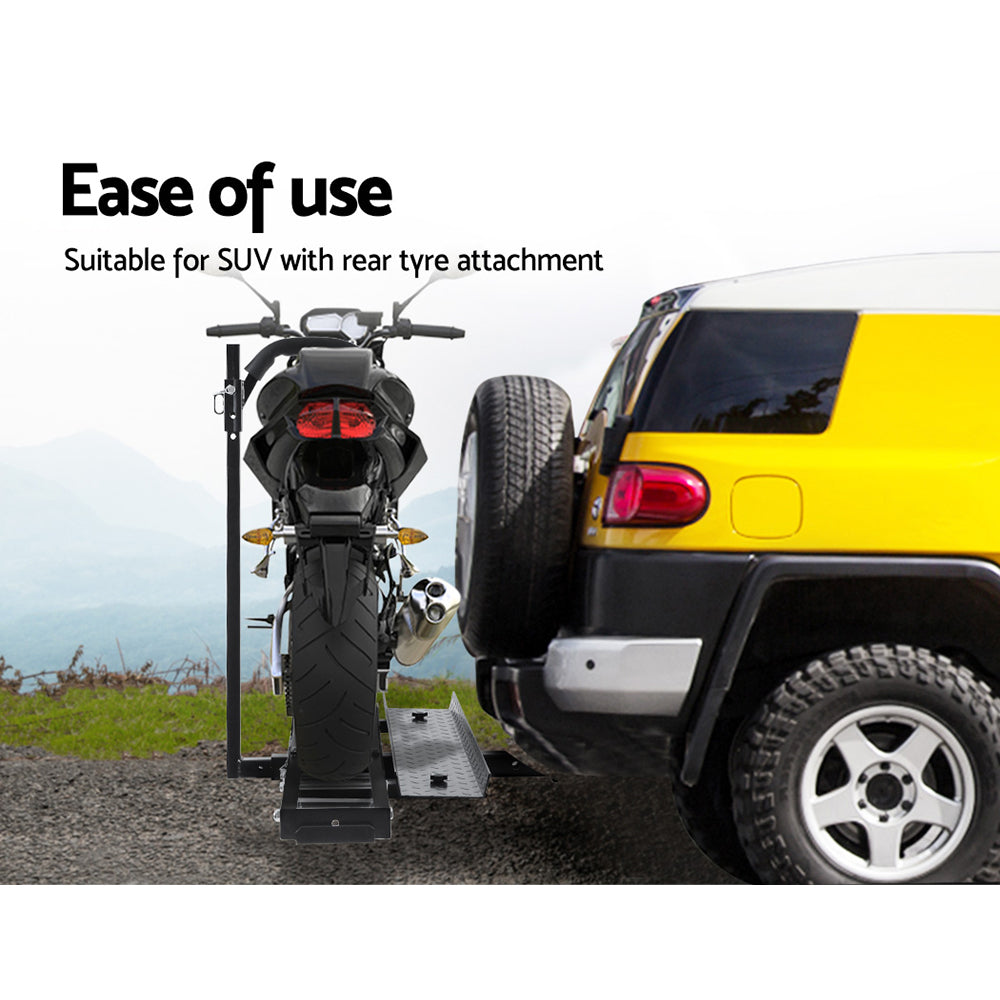 Giantz Motorcycle Motorbike Carrier Rack Ramp 2"Towbar Adjustable Height Black,Giantz Motorcycle Motorbike Carrier Rack Ramp 2"Towbar Adjustable Height Black-5