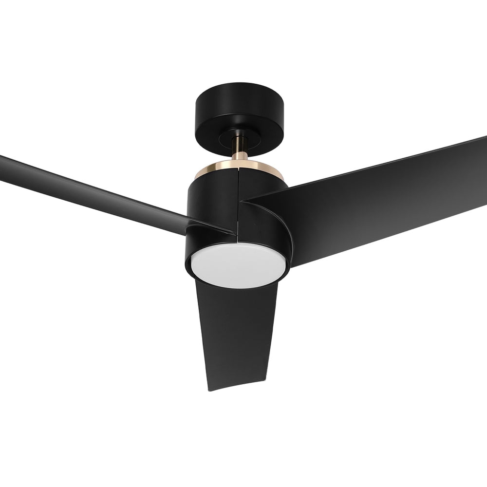 Devanti 52'' Ceiling Fan DC Motor w/Light w/Remote - Black-6