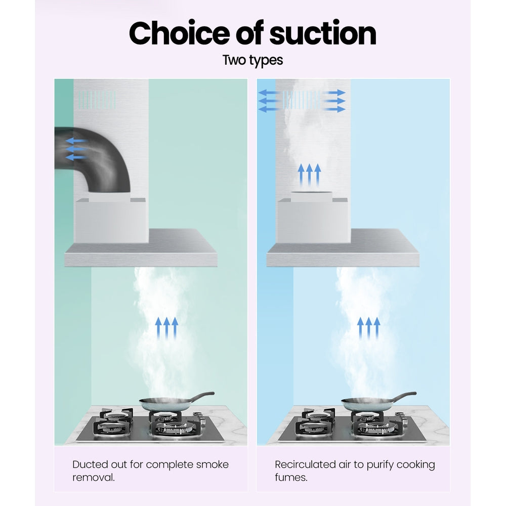 Comfee 600mm Rangehood 60cm Range Hood LED Light-9