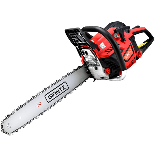Giantz Chainsaw Petrol 52CC 20" Bar Commercial E-Start Pruning Chain Saw,Giantz Chainsaw Petrol 52CC 20" Bar Commercial E-Start Pruning Chain Saw 4.0HP-1