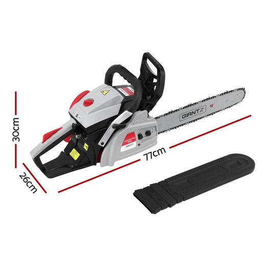 Giantz 42CC Petrol Chainsaw 16'' Bar Chain Saw Lightweight for Pruning Cutting-1