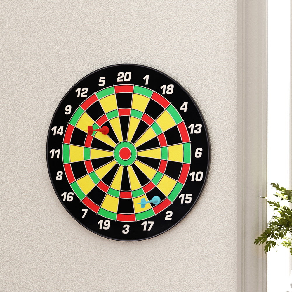 16" Dartboard Dart Board with Magnetic Darts Kids Toy Gift-6
