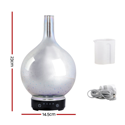 Devanti Aroma Diffuser Aromatherapy 3D Glass 100ml-1