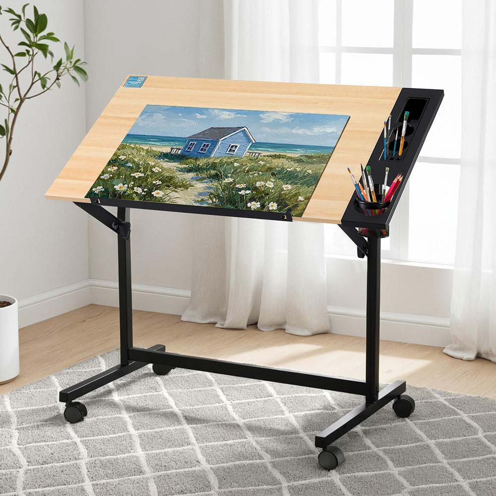 Artiss Drafting Table Drawing Desk Art Desk Multi-Functional Craft Drawing Table-6