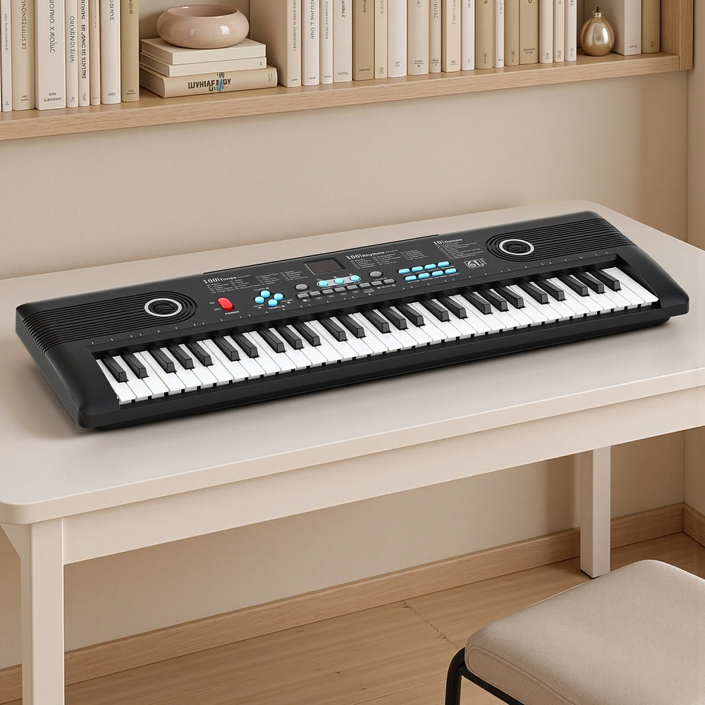 Alpha 61-Key Digital Piano Keyboard Electric Kids Gift Black-6