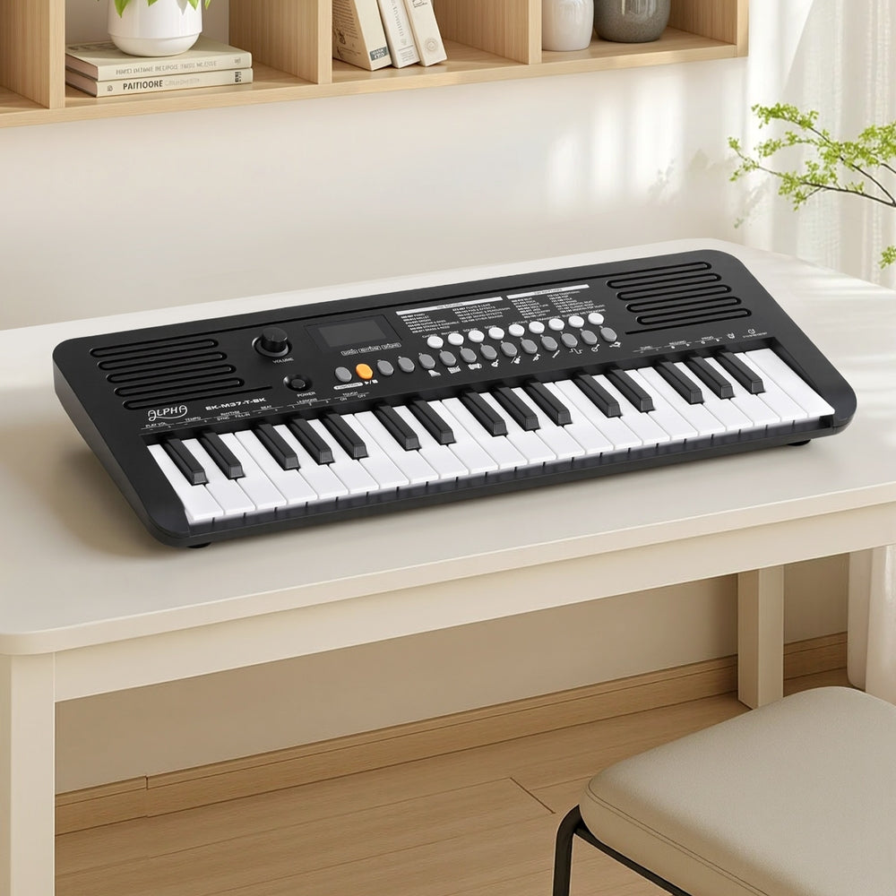 Alpha 37-Key Digital Piano Keyboard Electric Black-6
