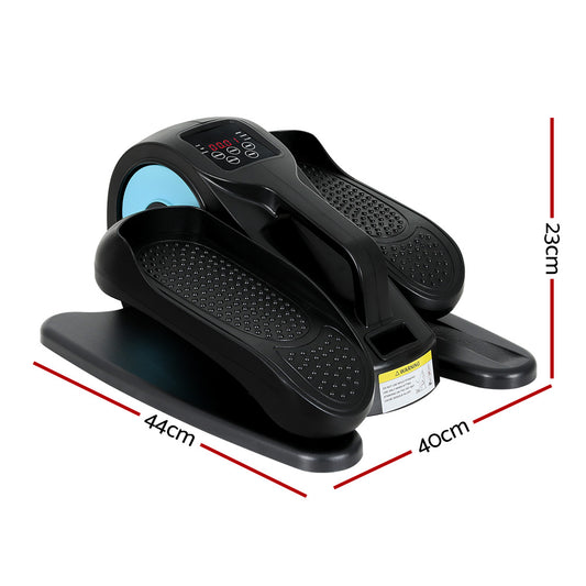 Everfit Pedal Exerciser Mini Exercise Bike Cross Trainer 50W Blue-1