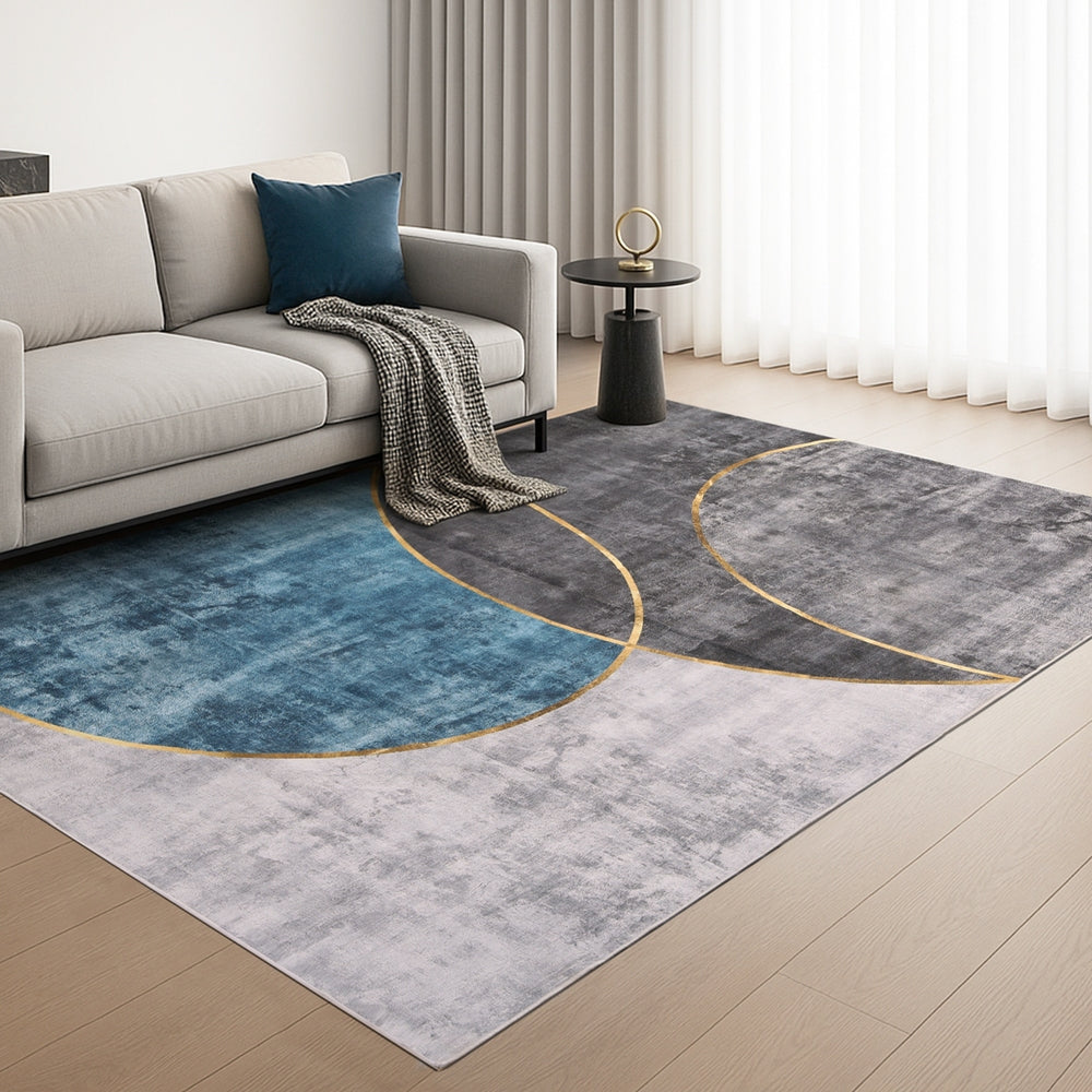 Artiss Washable Floor Rug 200X290cm Large Geometric Area Rug Modern Floor Carpet-6