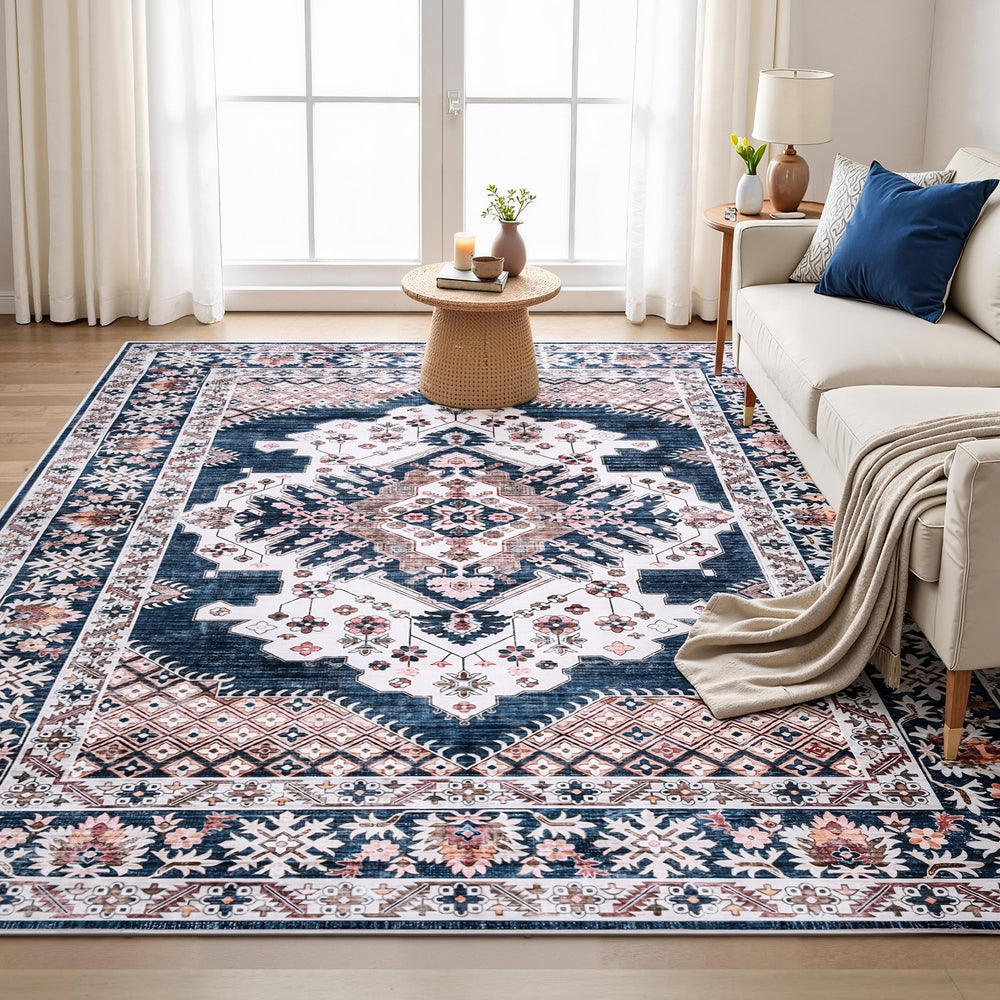 Artiss Floor Rug 240x340cm Large Washable Persian Area Rug Living Room Carpet-6