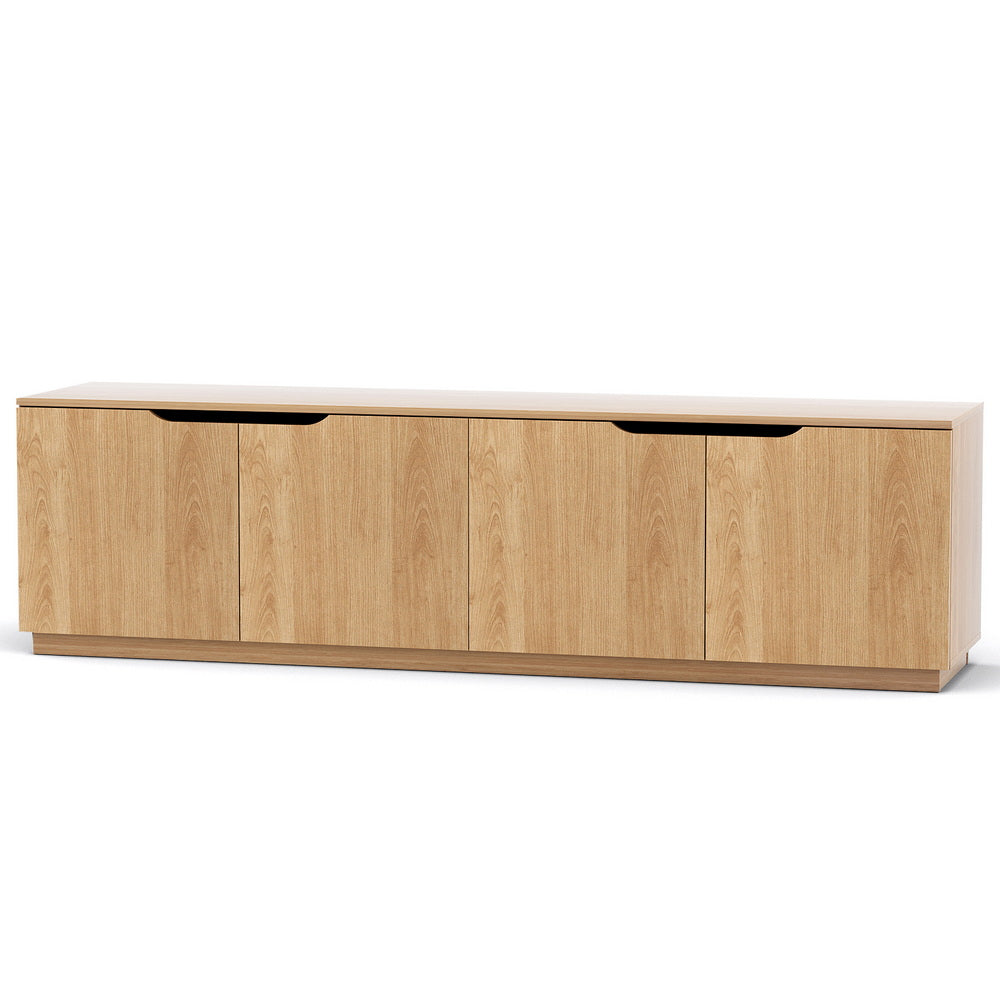 Artiss TV Unit Entertainment Unit Storage Cabinet 180cm Pine-7