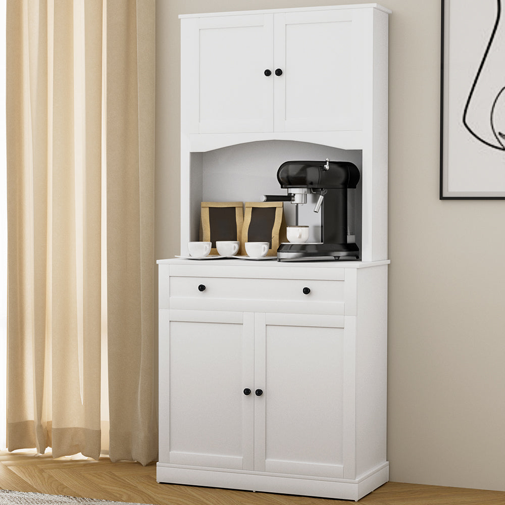 Artiss Buffet Sideboard Cupboard Cabinet Pantry Organiser Adjustable Shelves