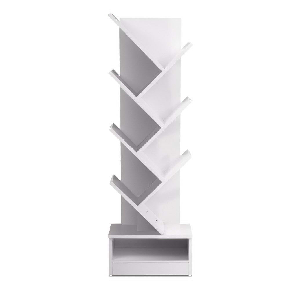 Artiss Tree Bookshelf 7 Tiers - ECHO White-7
