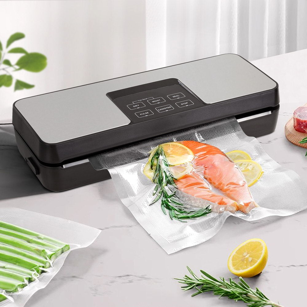 Devanti Food Vacuum Sealer Machine Fresh Storage Auto Seal Slide Cutter 5 Modes-3