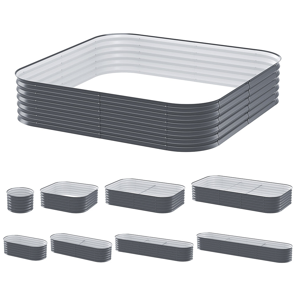 Green Fingers Garden Bed 9 In 1 Modular Planter Box 40CM height-5