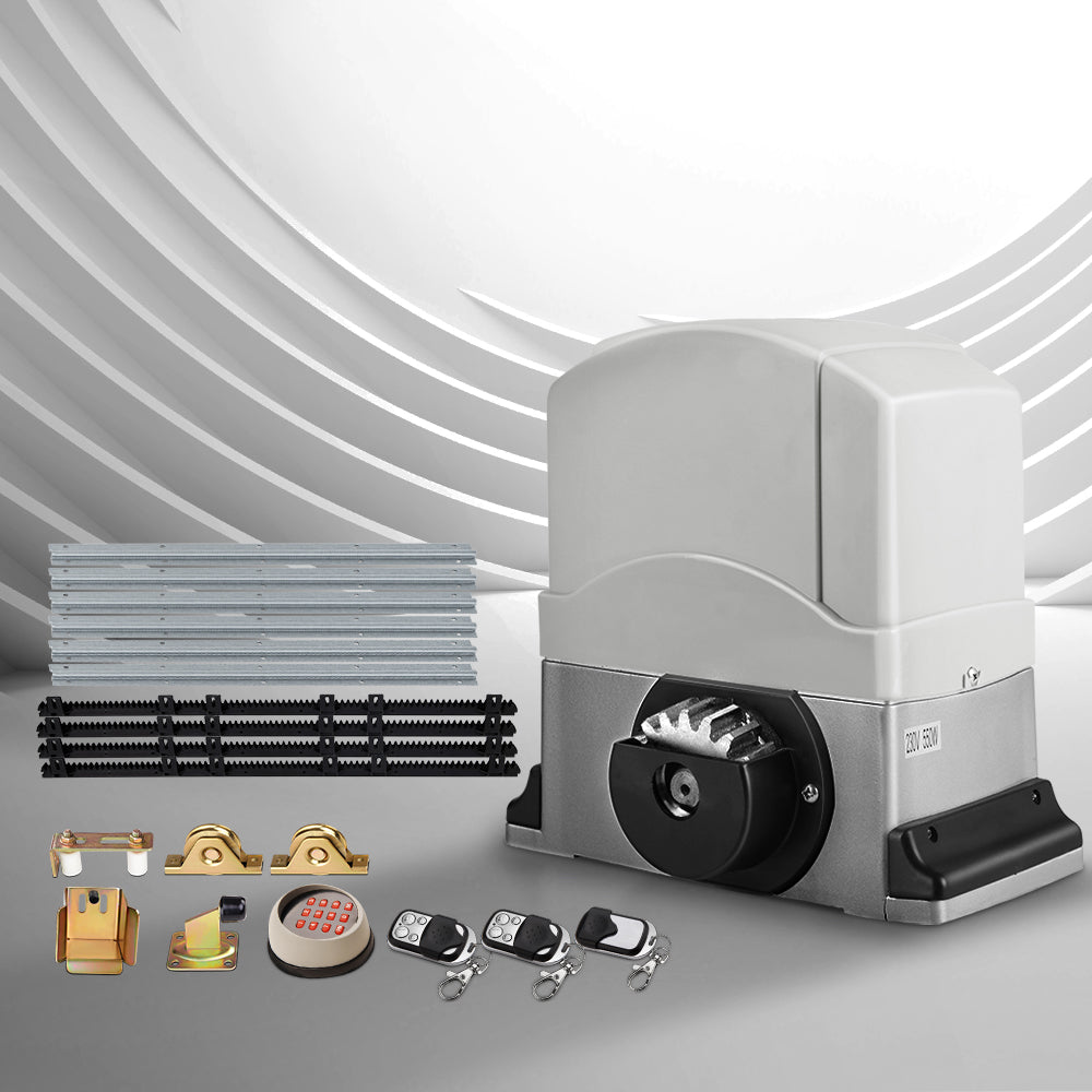 LockMaster Electric Sliding Gate Opener 800KG Keypad 4M-7