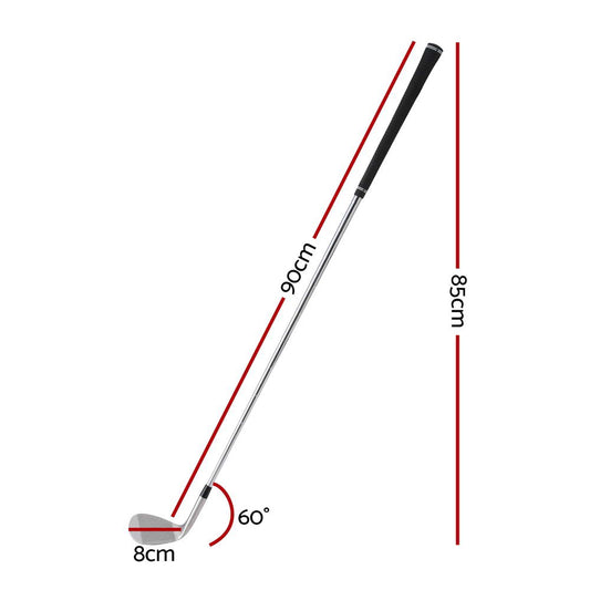 Everfit Golf Clubs Right Handed Golf Wedges Driver Rubber Steel 60 Degree-1