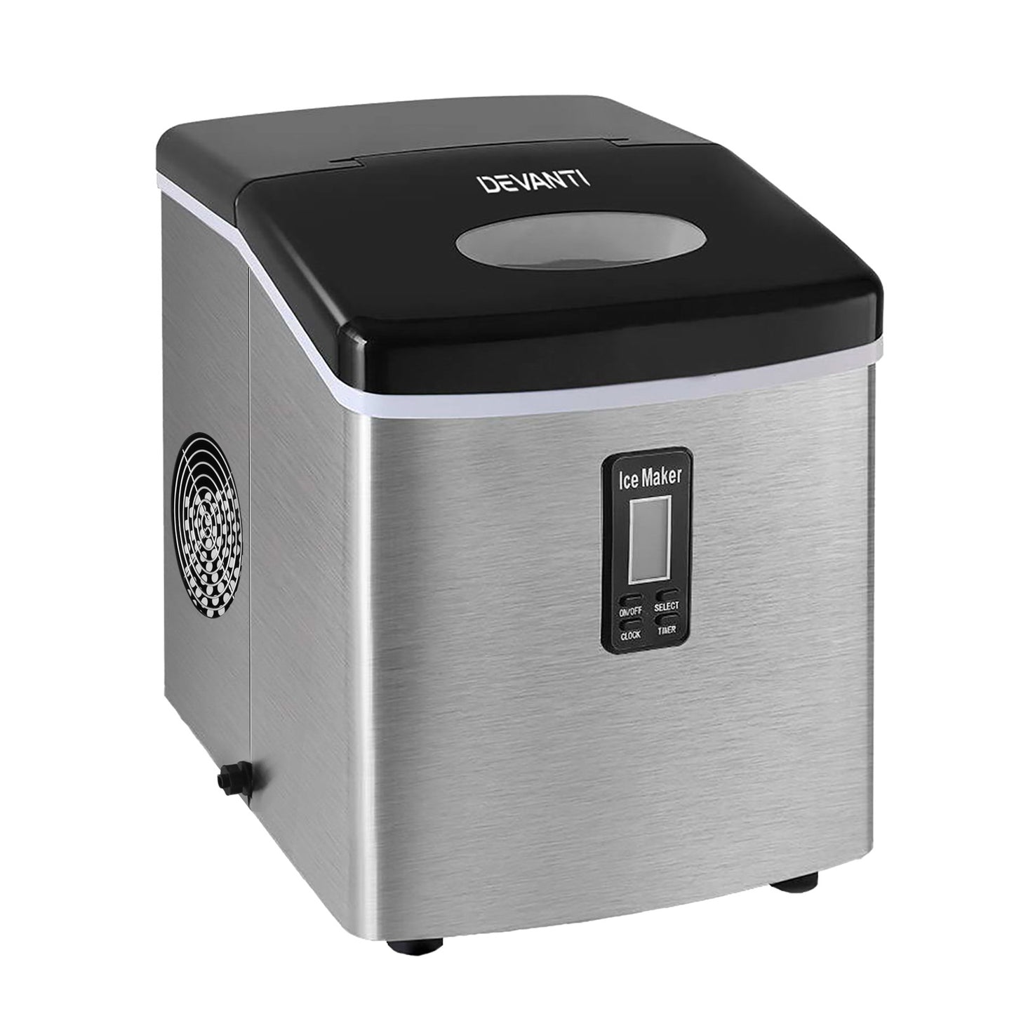 Devanti 15kg Ice Maker Machine Silver-7