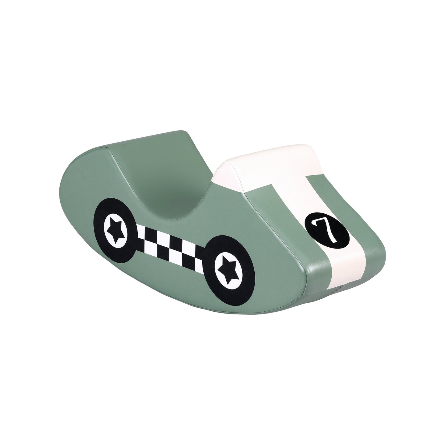 Keezi Kids Climbing Blocks Foam Toddler Playset Soft Indoor Climbing Toy Rocker Green-7