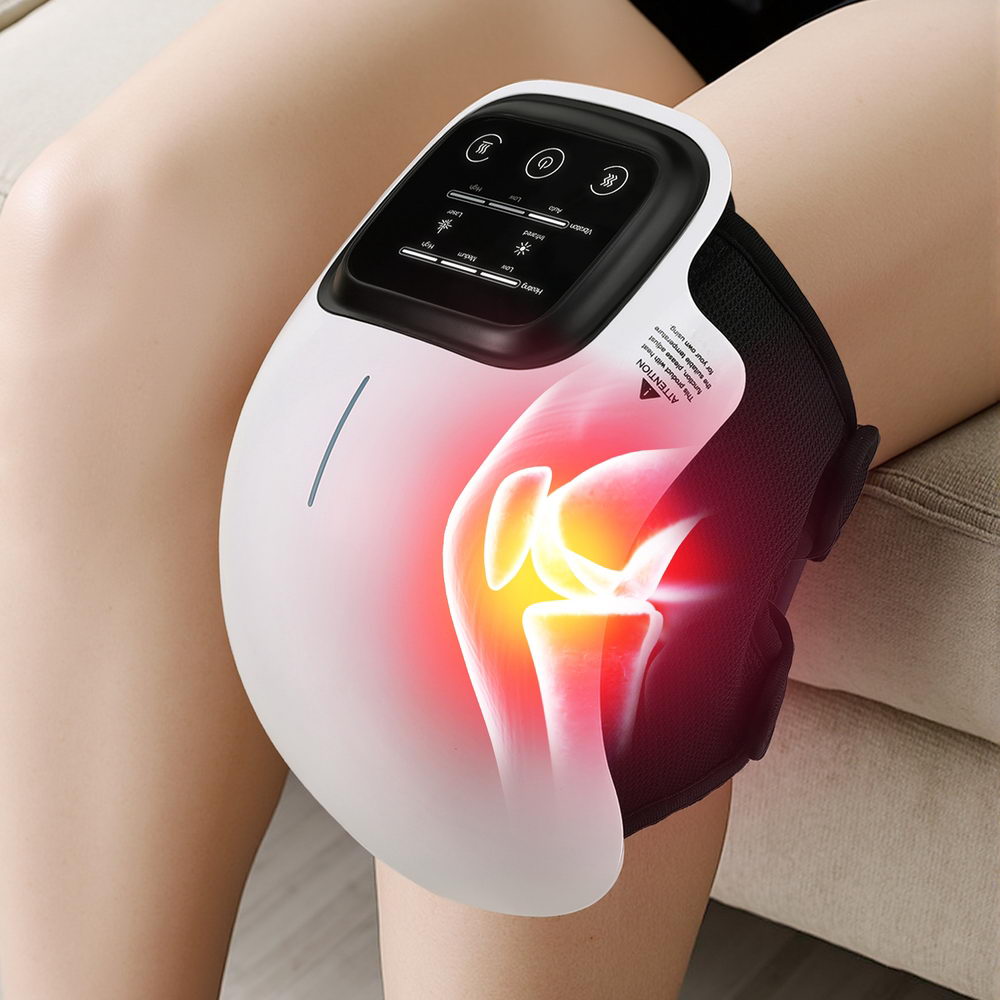 Livemor Knee Massager Vibration Infrared Heating Therapy Machine Elbow-6