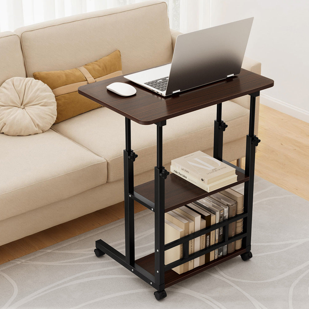 Artiss Laptop Desk Height Adjustable Mobile Workstation Computer Desks 60CM-6