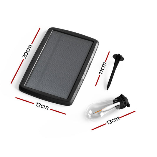 50m Solar Festoon Lights Outdoor LED String Light Xmas Party Decorations-1