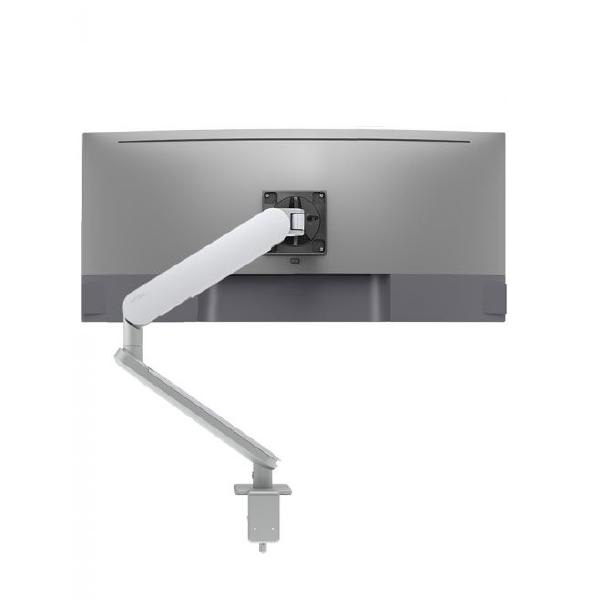 Atdec Ora High-Performance Dynamic Monitor Arm. Up to 35" screens, Max Load 8kg, F-Clamp Desk Fixing, VESA up to 100x100. Silver-0