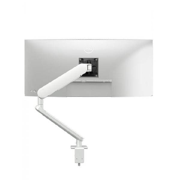 Atdec Ora High-Performance Dynamic Monitor Arm. Up to 35" screens, Max Load 8kg, F-Clamp Desk Fixing, VESA up to 100x100. White-0