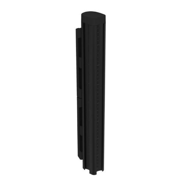 Atdec 400mm Stackable Medium Post With Guide Marks Black-0
