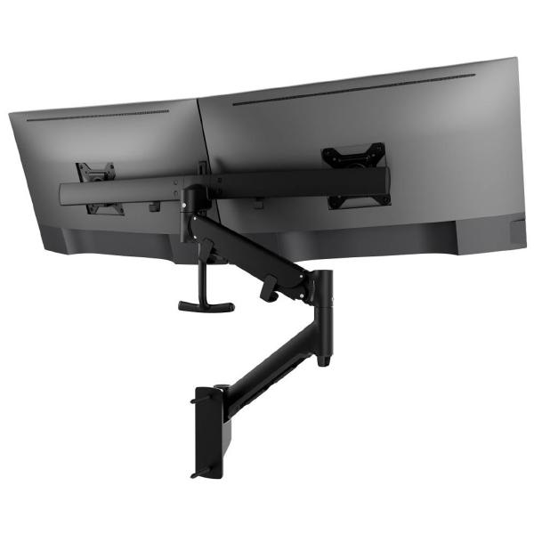 Atdec AWMS-RHXW Tandem Crossbar Dual Monitor Wall Mount. Max Load 2-7kg per device. VESA up to 100x100. Black-0