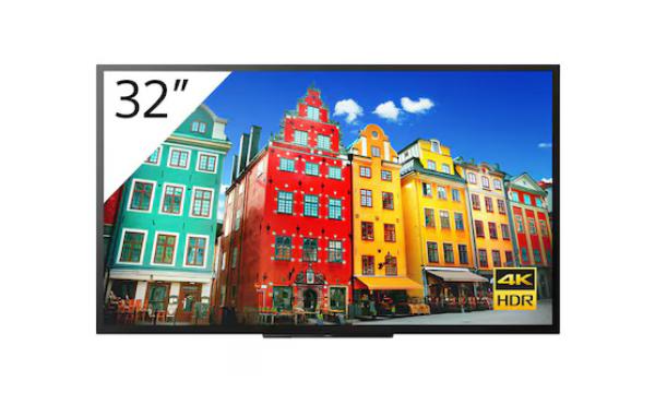 Sony Bravia BZ30J 32" Pro Display. 4K UHD, 24/7, 440 NIT, Edge LED, HDR10/HLG/Dolby Vision, 100x200 VESA, Android 10, 3 YR WTY-0