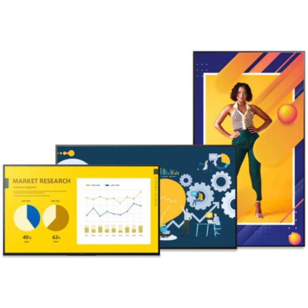 Sony Bravia EZ20L 65" Pro Display. 4K UHD, 16/7, 350 NIT, Direct LED, HDR10/HLG, 300x300 VESA, Android 10, 3 YR WTY-0