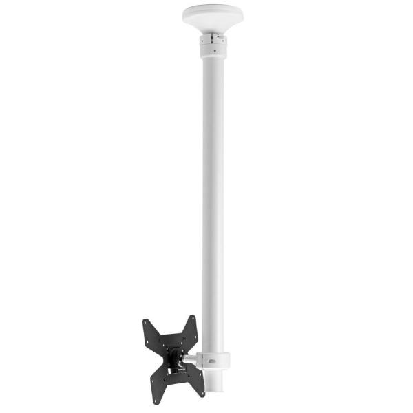 Atdec Telehook 1040 Tilt Ceiling Mount Short up to 900mm. Max load 25kg. VESA up to 200x200. White-0