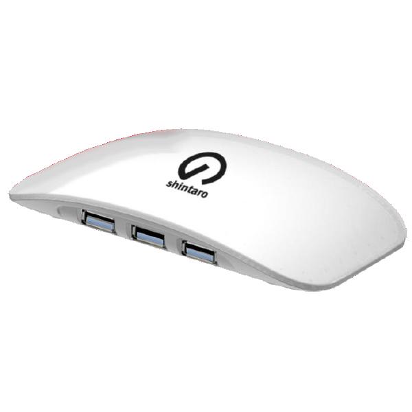 Shintaro 4 Port USB 2.0 Hub - Compact & Lightweight Design for Multiple Device Connectivity-0