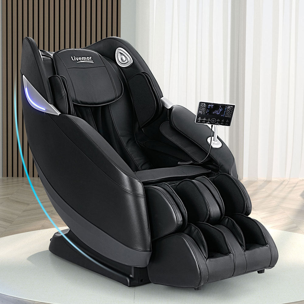 Livemor Massage Chair Electric Recliner Home 3D Massager Flynn-6