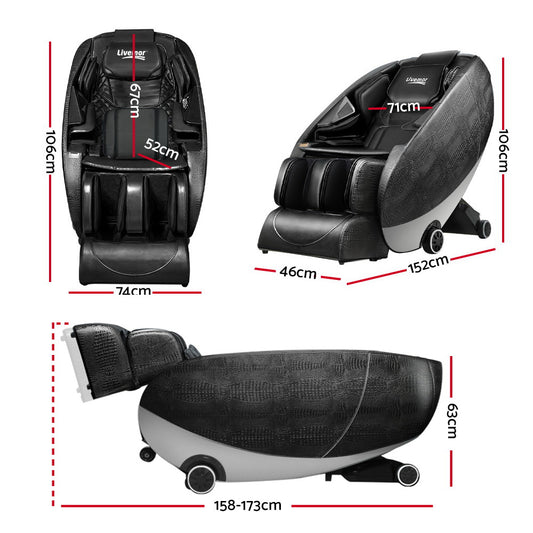 Livemor Massage Chair Electric Recliner SL-track Massager Hestia-1