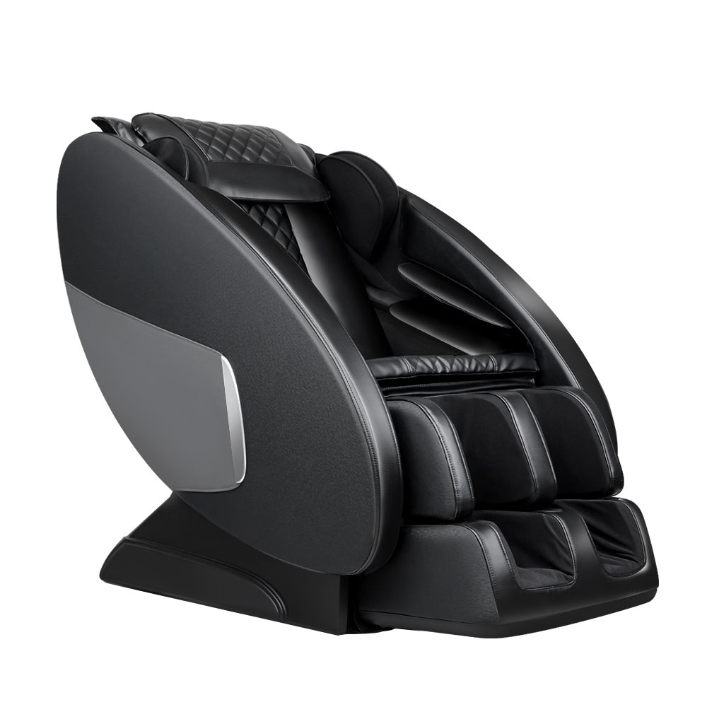 Livemor Massage Chair Electric Recliner Massager Black Ellmue-6