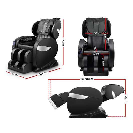 Livemor Massage Chair Electric Recliner Zero Gravity Massager-1