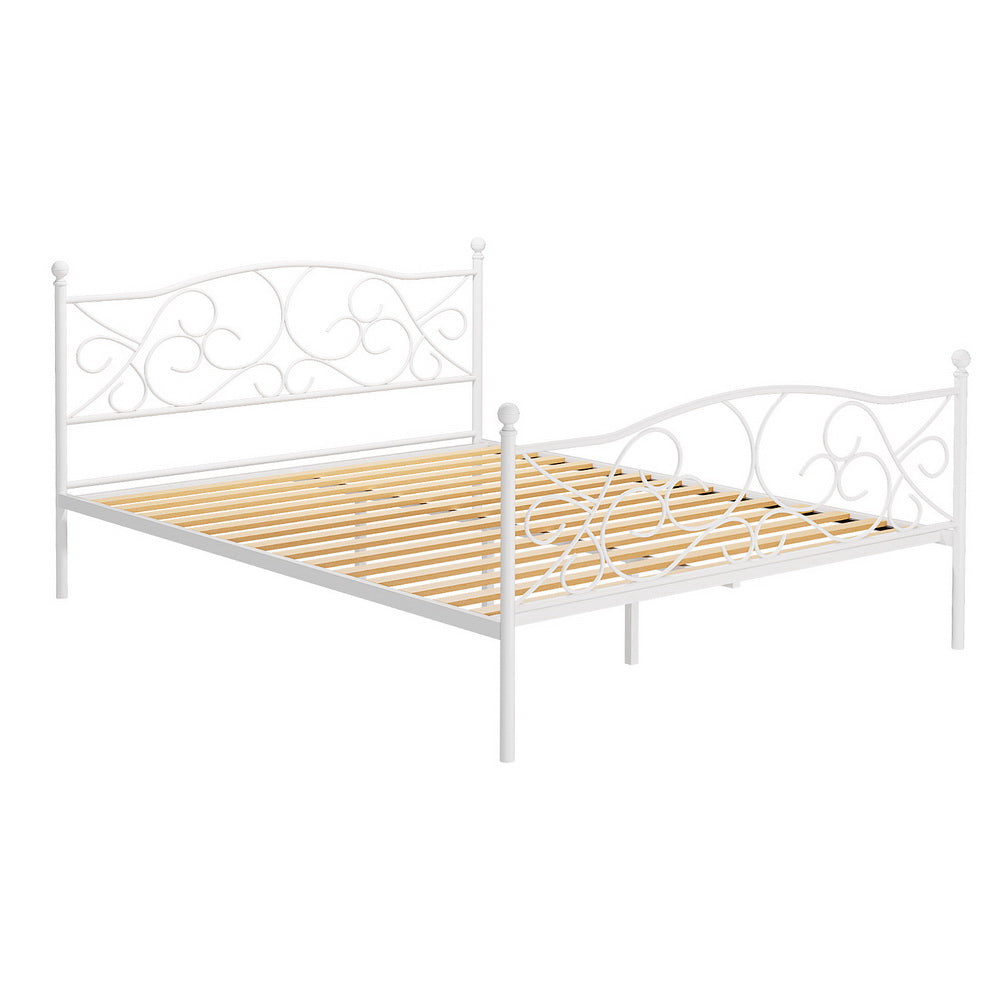 Artiss Bed Frame Queen Size Metal Frame GROA-6