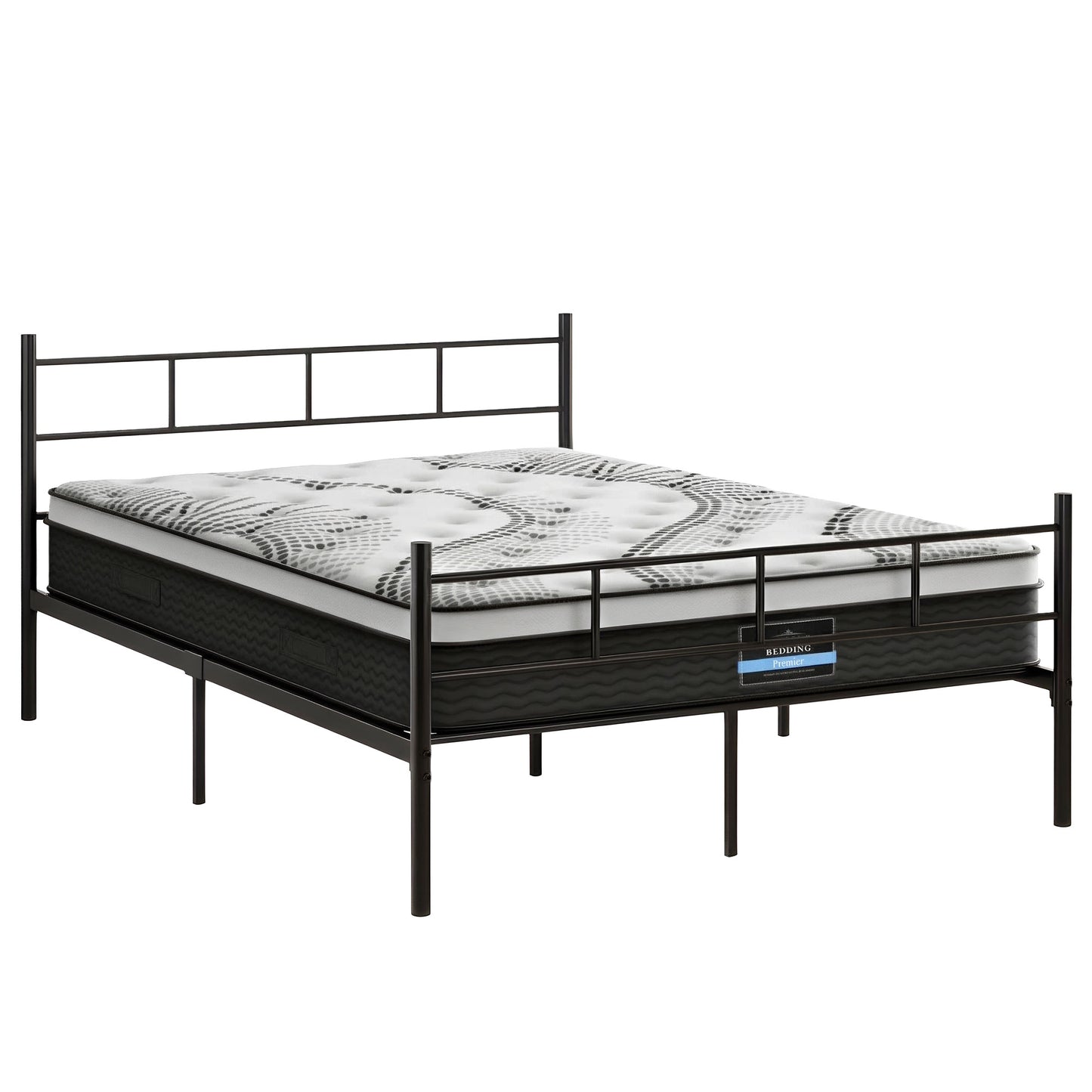 Artiss Bed Frame Double Metal Bed Frames SOL with Mattress