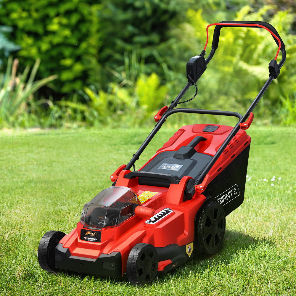 Giantz Lawn Mower 37cm Cutting Width Cordless 40V Electric Lawnmower-6