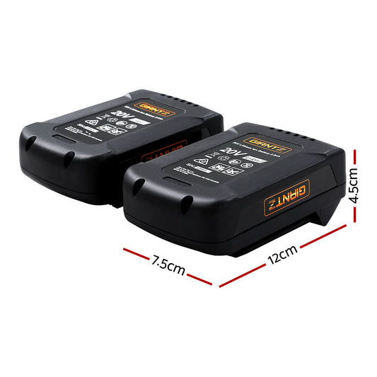 Giantz Lawn Mower 80V Battery Only Cordless 40V x2 Fits LI37-1