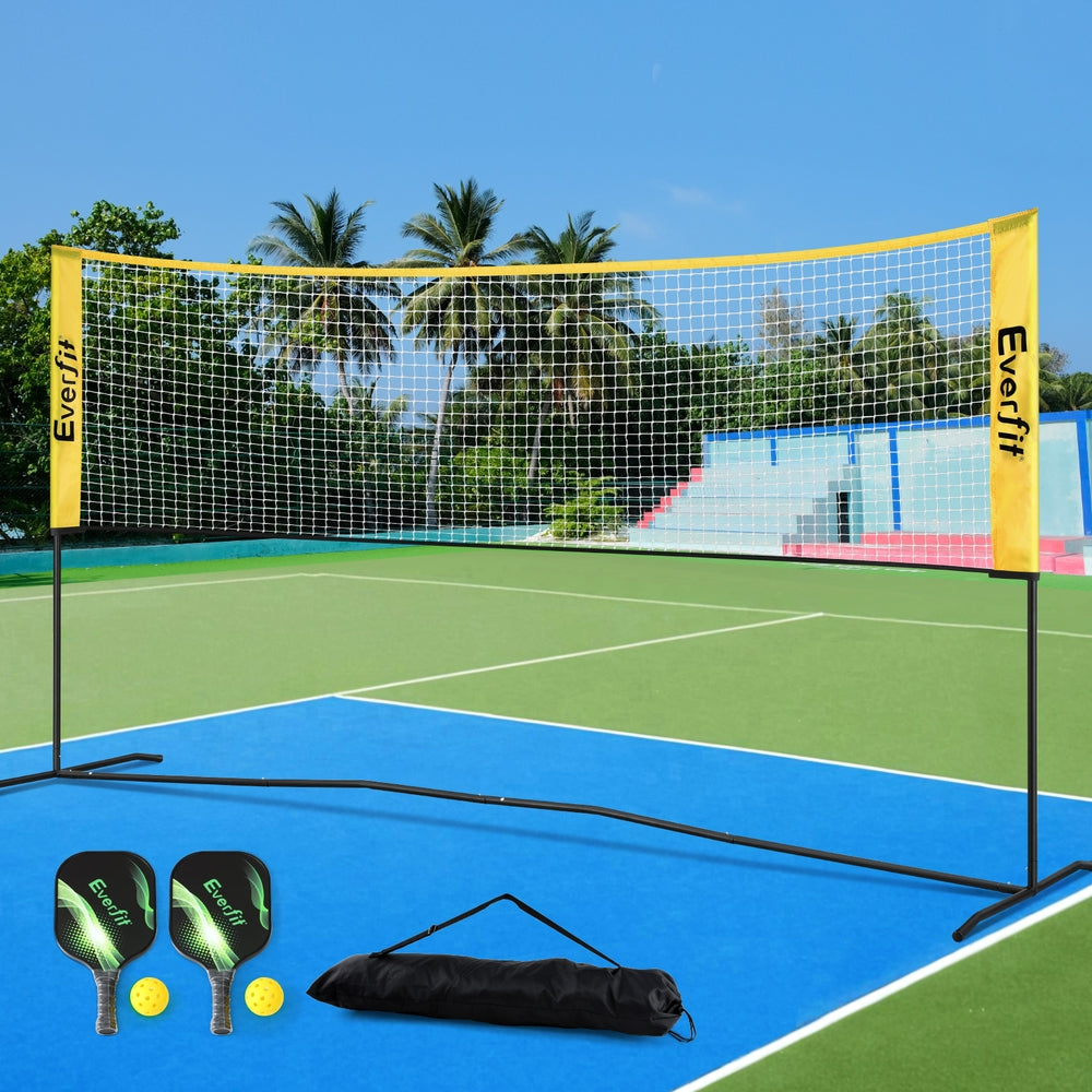 Everfit 10ft Portable Pickle Ball Net Adjustable Multi-Sport for Badminton Tennis Pickleball Volleyball-6